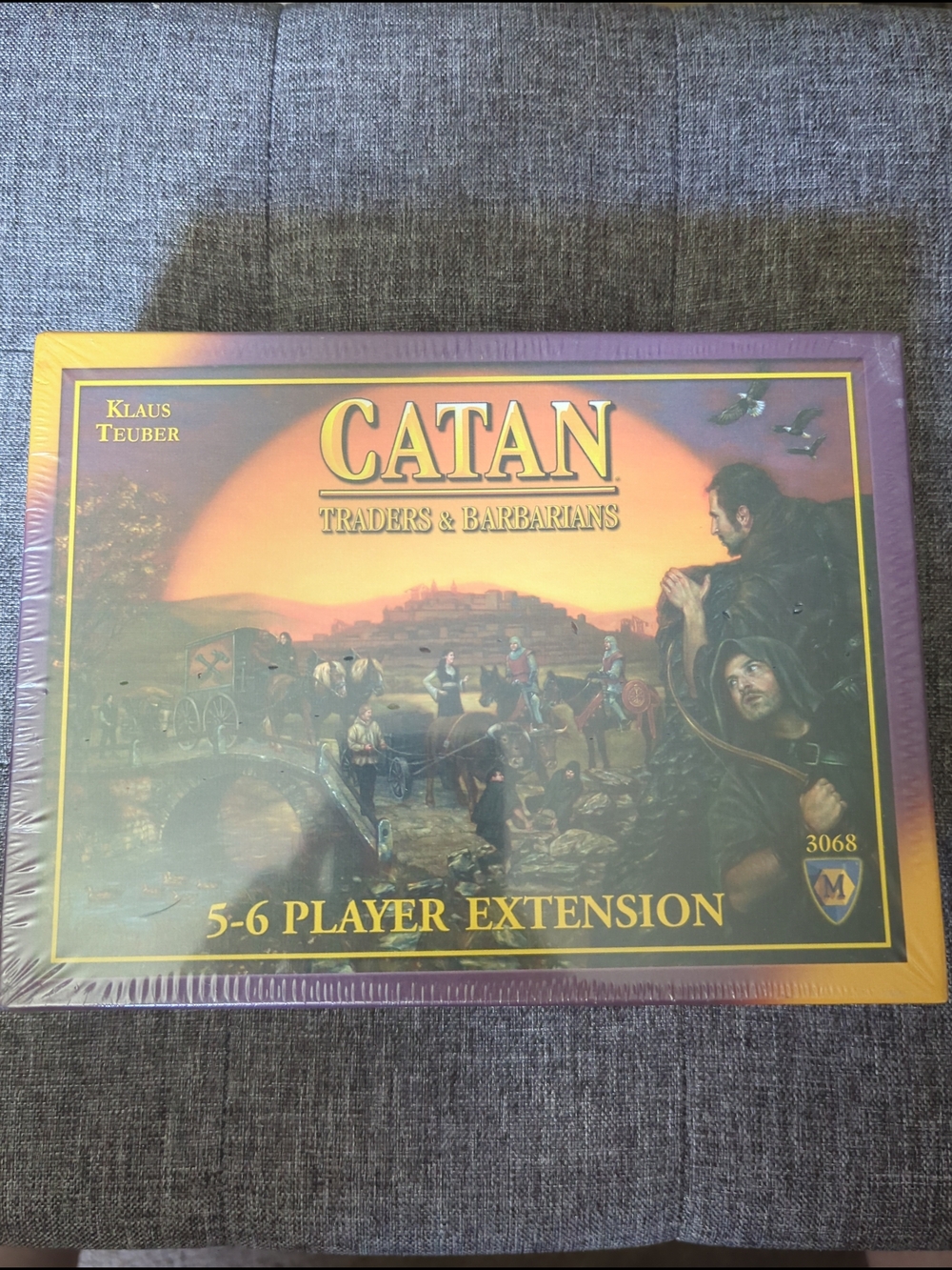 Catan Traders & Barbarians 5-6 Player Extension - Purple/Gold Box